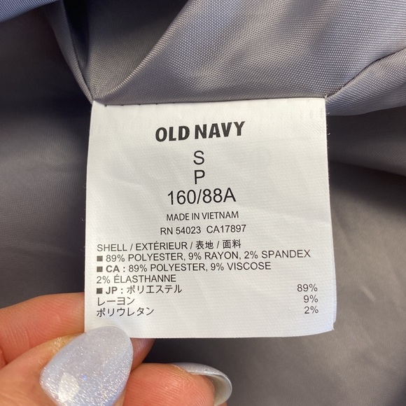 2/$25 Formal beige tan button up high neck pea coat mediumweight Jacket sz small - Picture 4 of 9